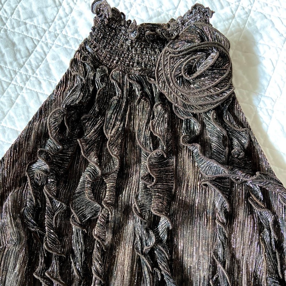 CARTISE || designer metallic top